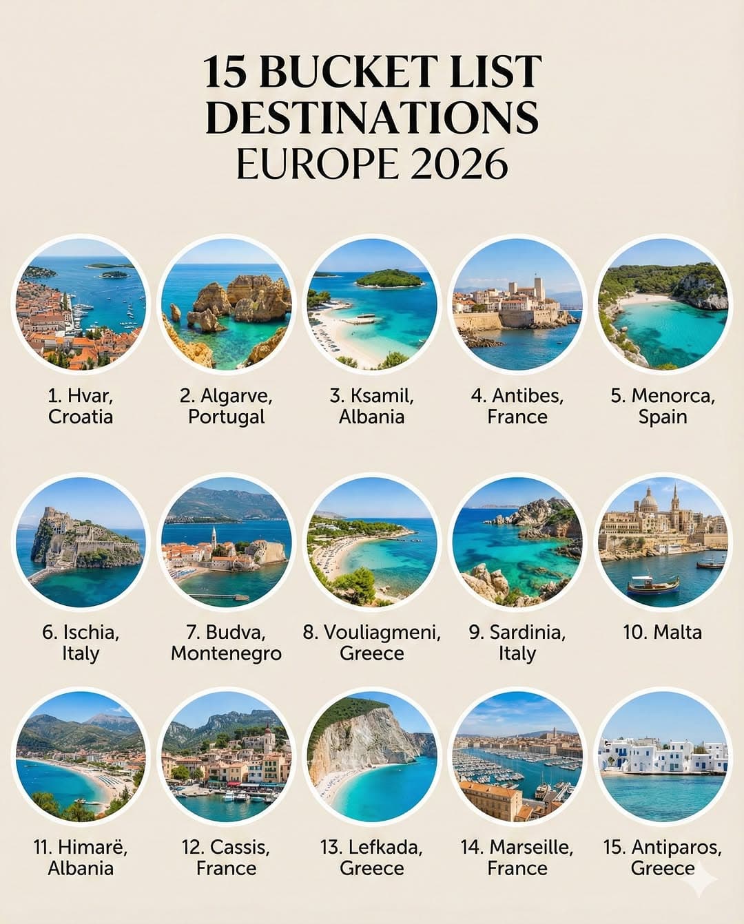 European Coastal Destinations For Your 2026 Bucket List