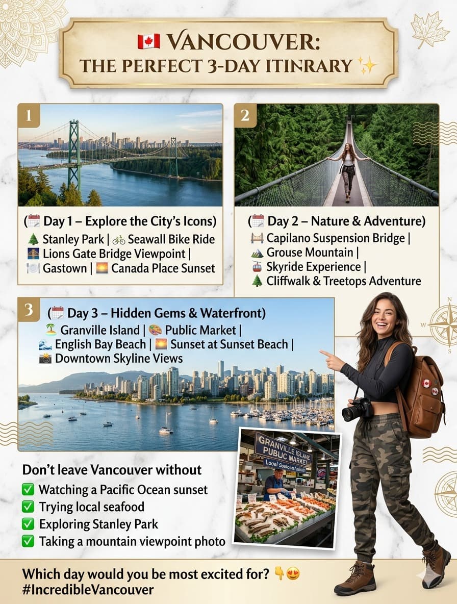 Vancouver Icons, Nature, and Waterfront Adventure