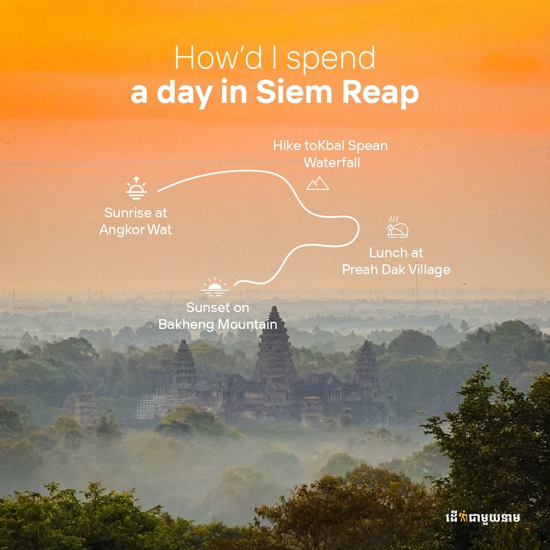 Explore Angkor Wat, Temples, and River Carvings in a Day