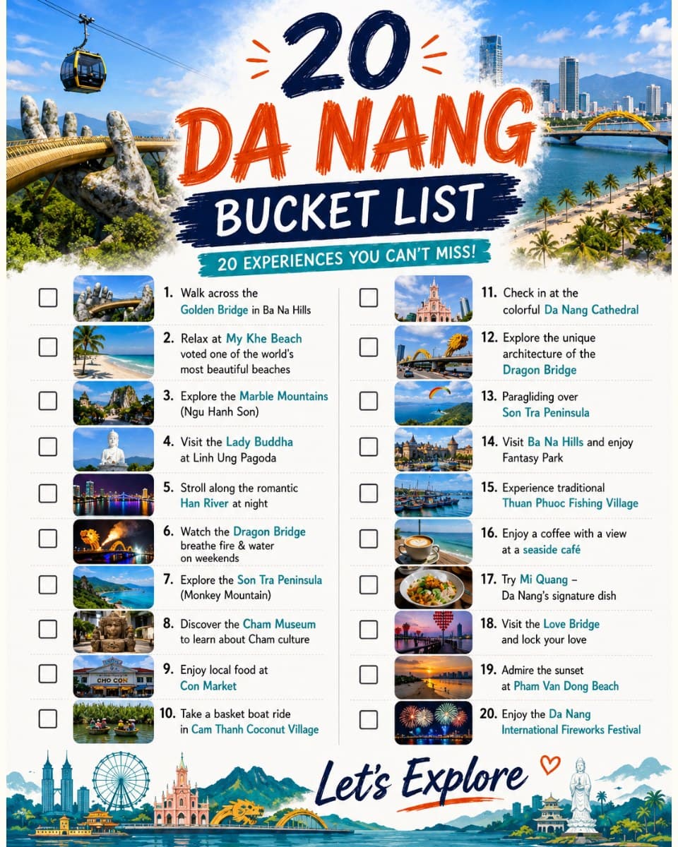 Da Nang Attractions: Bridges, Beaches, and Cultural Sites