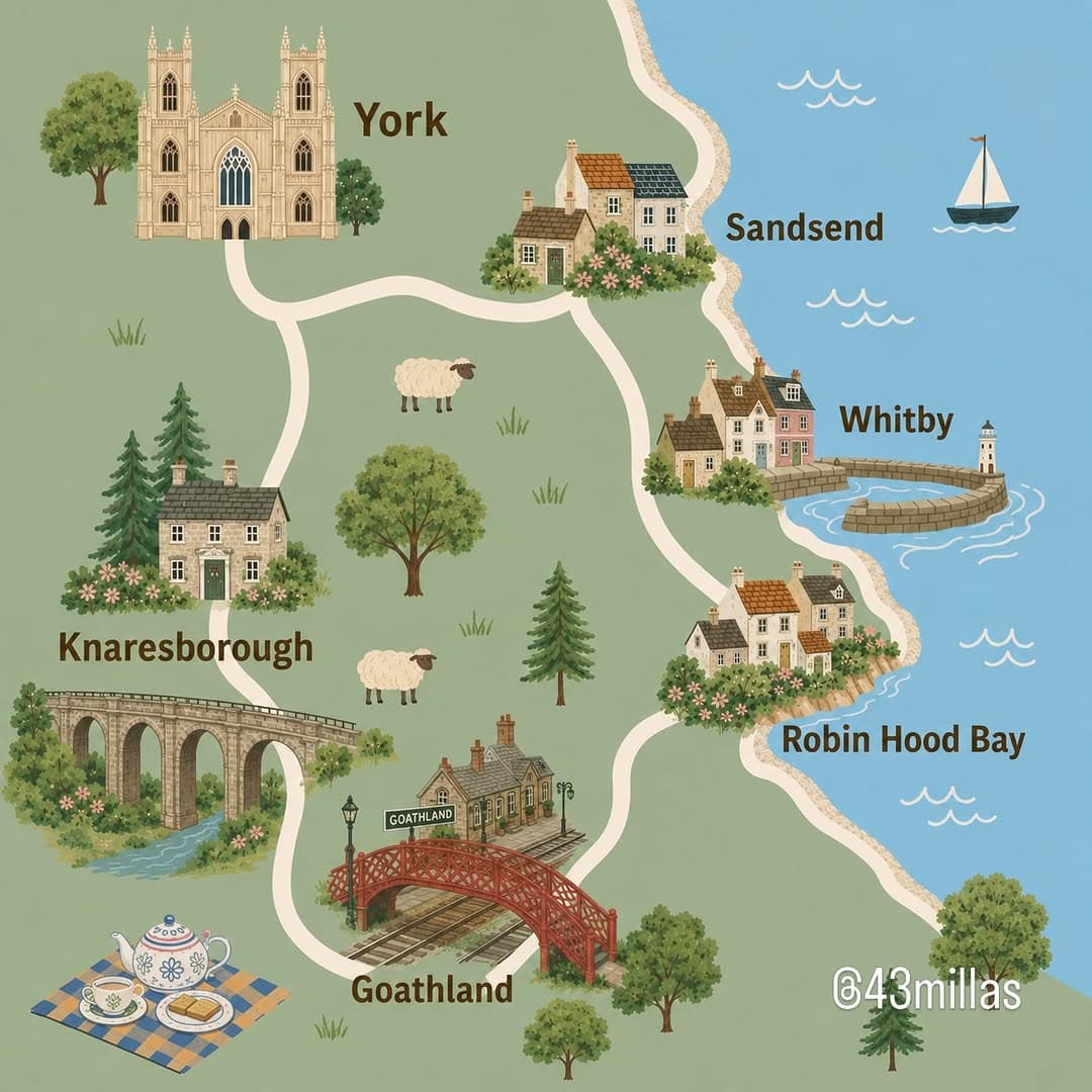 Yorkshire Coastal Towns And Historic Cities