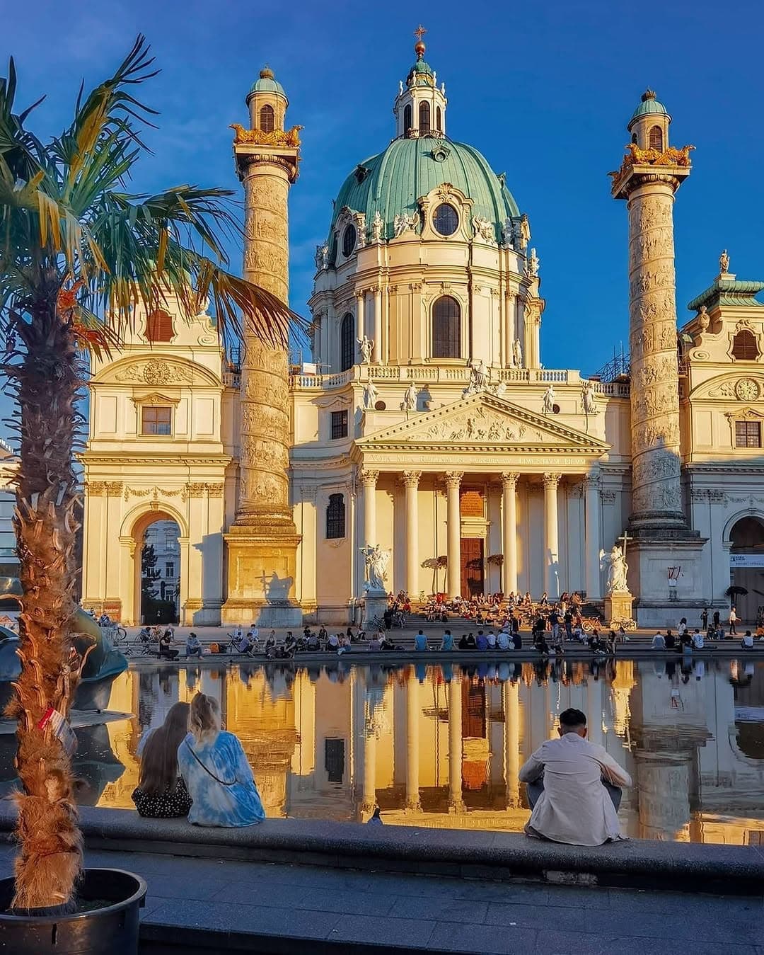 St. Charles's Church and Karlsplatz