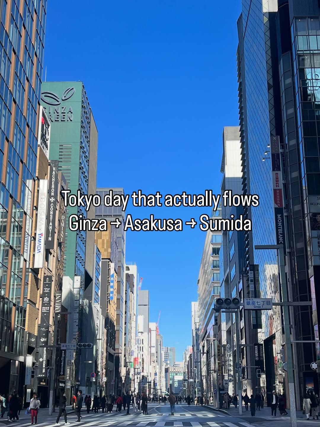 Tokyo Day Trip: Ginza, Asakusa, and Sumida River