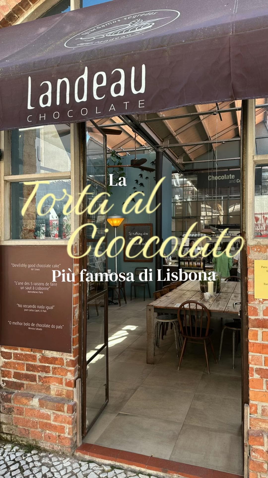 Lisbon's Creative Hub Features Famous Chocolate Cafe