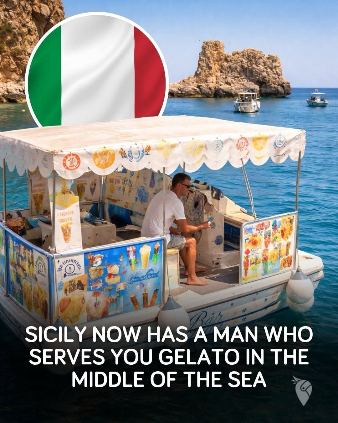 Sicilian Spots With Swim-Up Gelato Boats