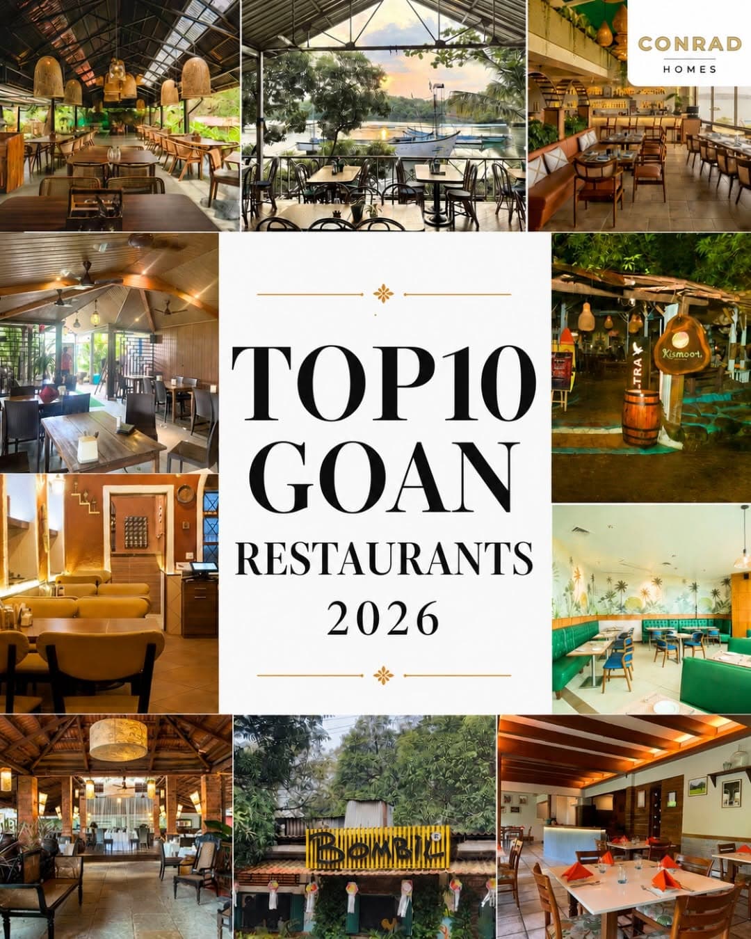 10 Restaurants in Goa