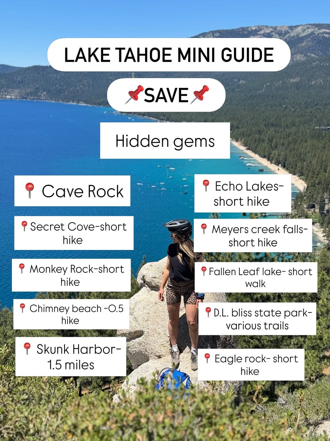Lake Tahoe: Waterfalls, Viewpoints, and Hidden Gems