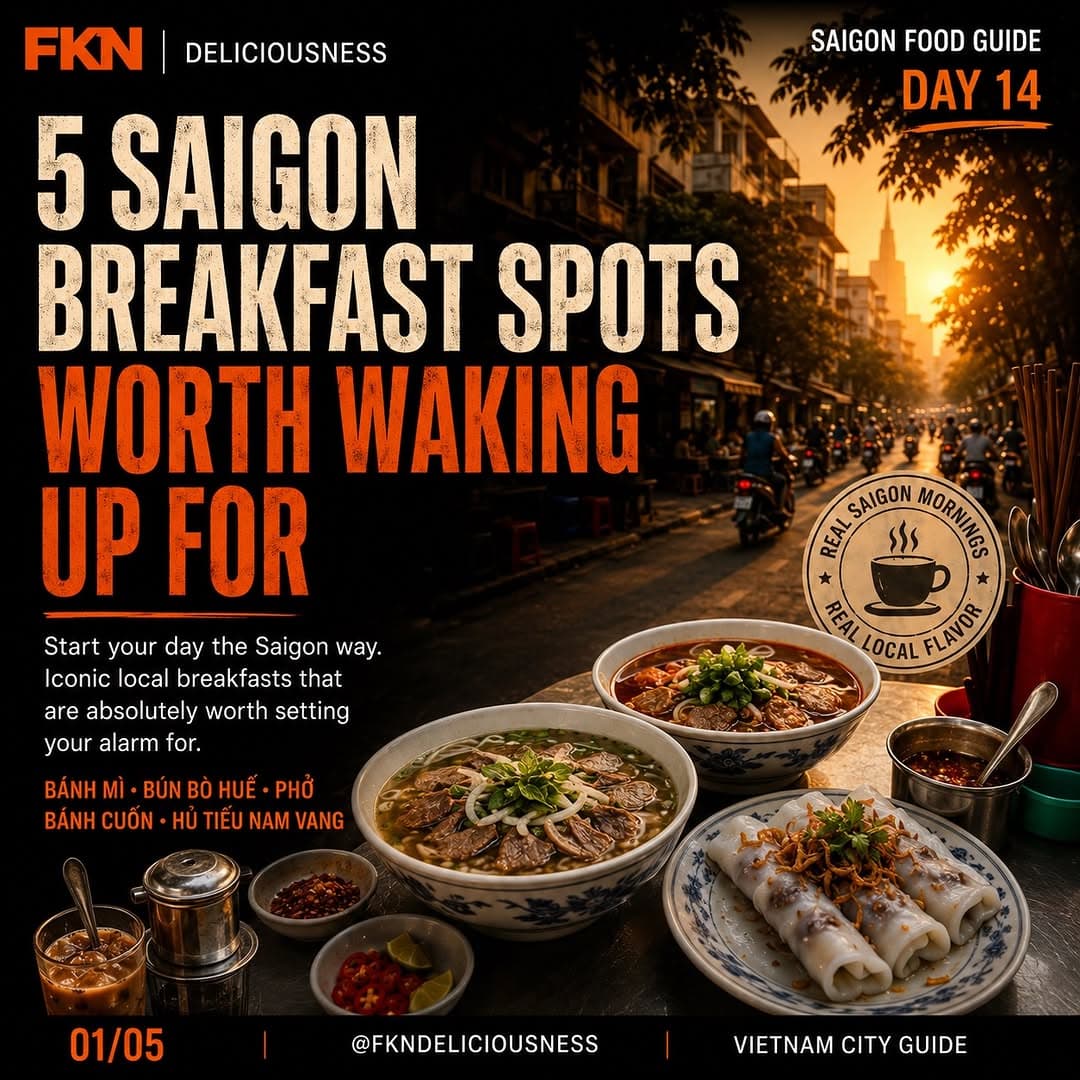 Saigon's Top Five Morning Meal Institutions
