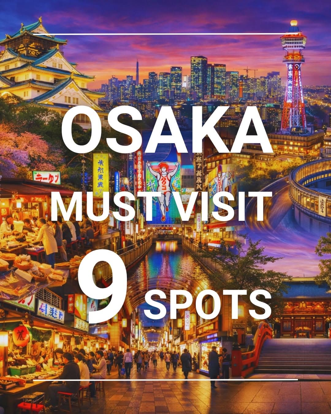 Osaka's Top Nine Must-Visit Attractions