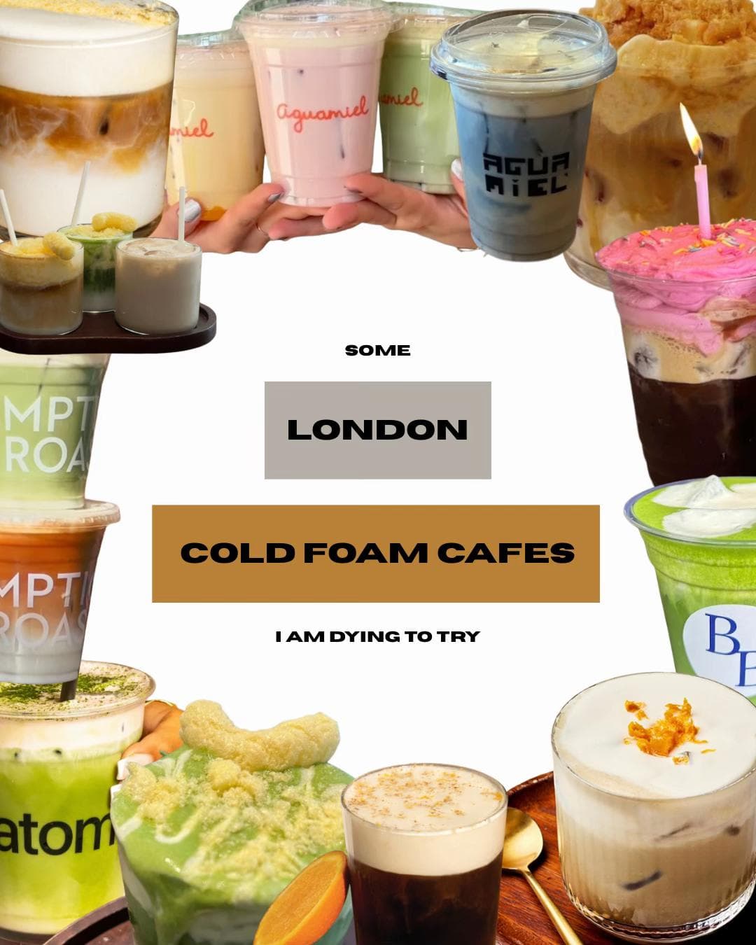 Diverse London Cafes and Dessert Spots
