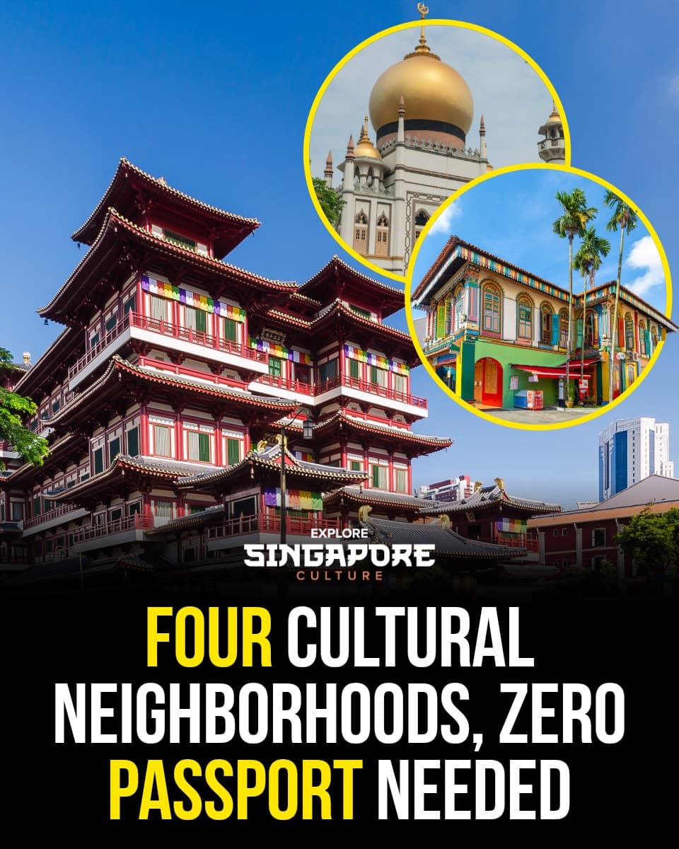 Four Singapore Cultural Neighborhoods