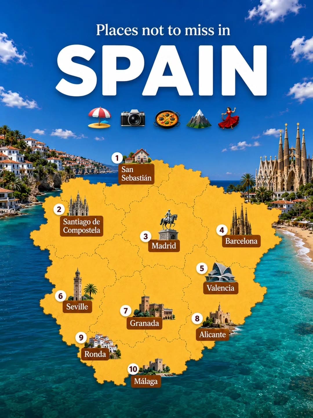 Ten Spanish Destinations Beyond Madrid and Barcelona