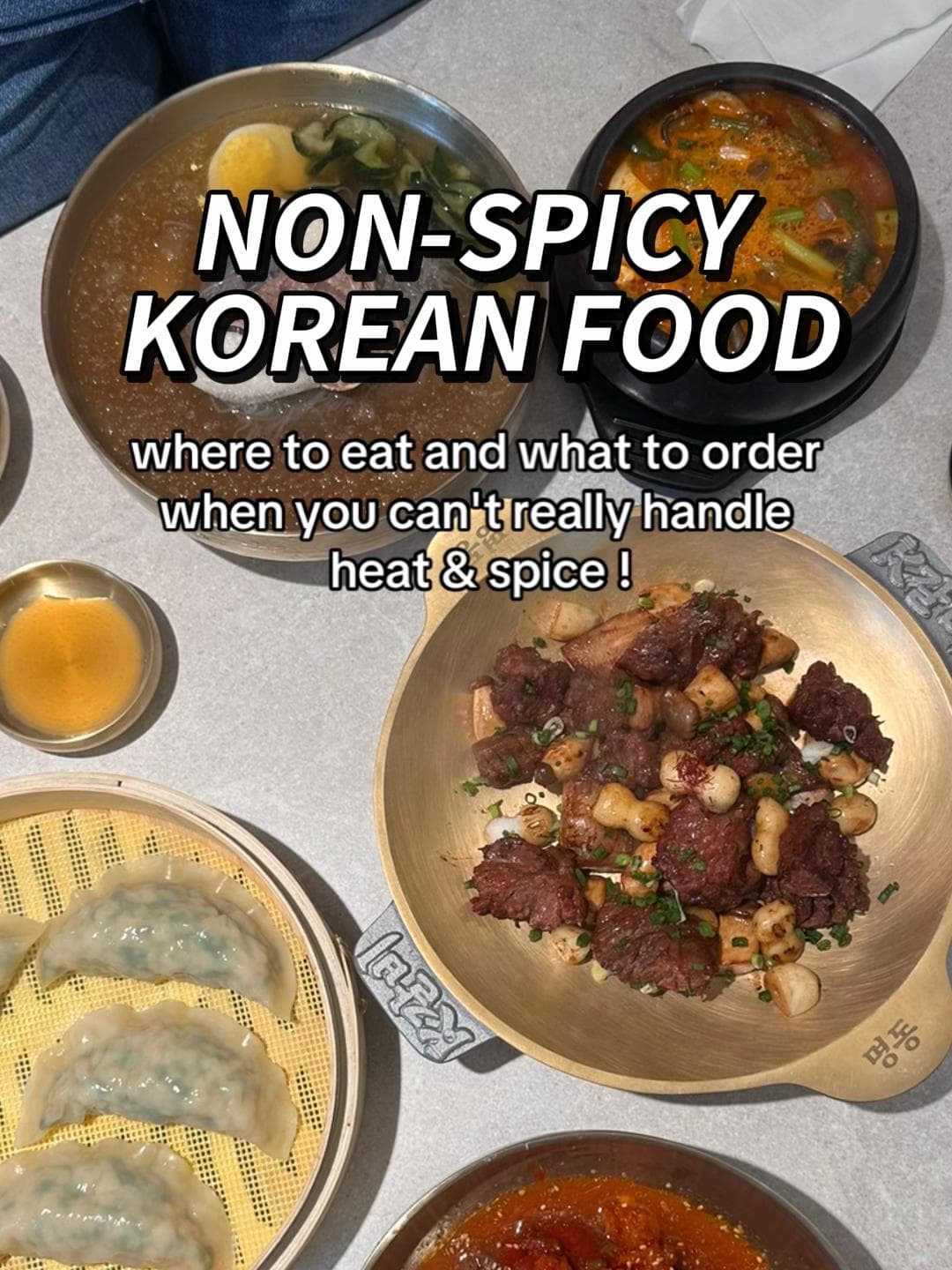 Non-Spicy Korean Dishes For Every Palate