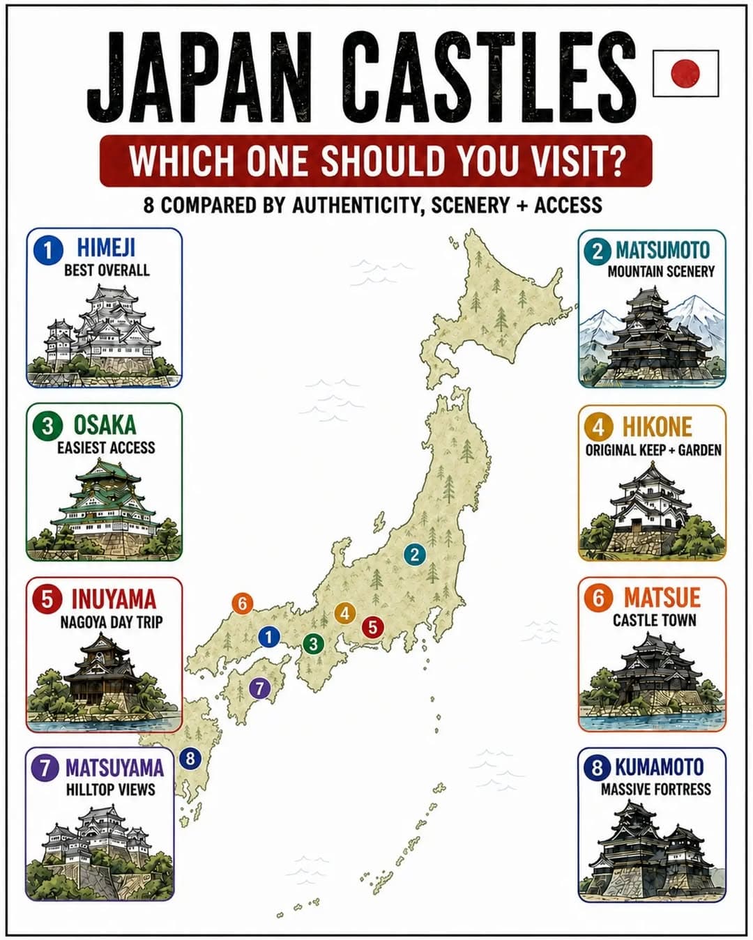 Guide To Japan's Eight Most Famous Castles