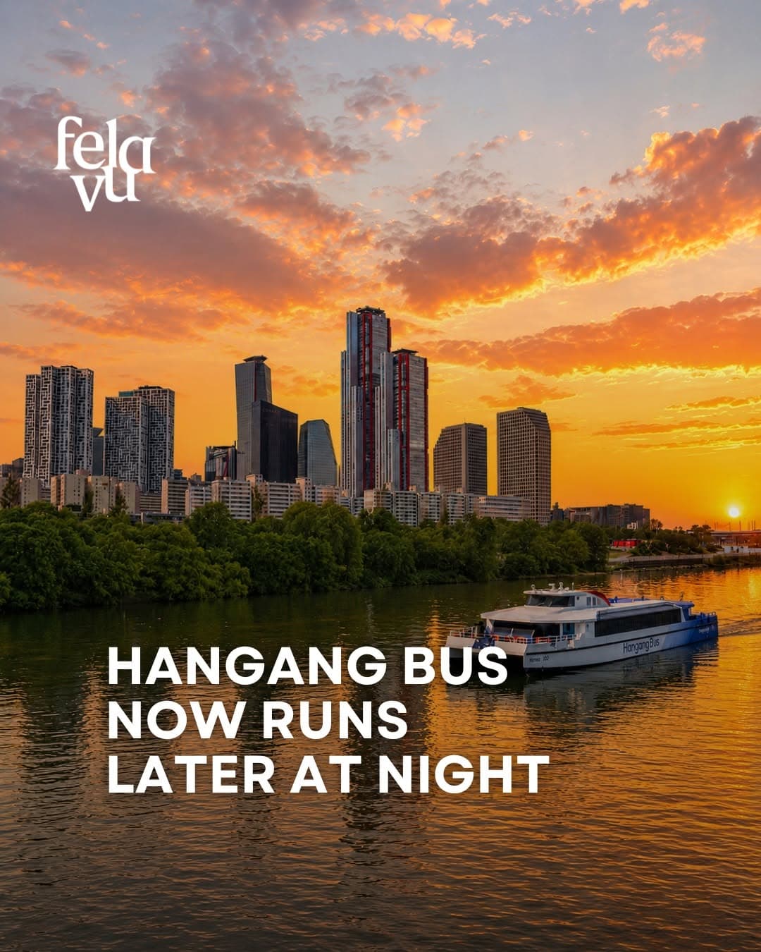 Extended Evening Han River Ferry Service
