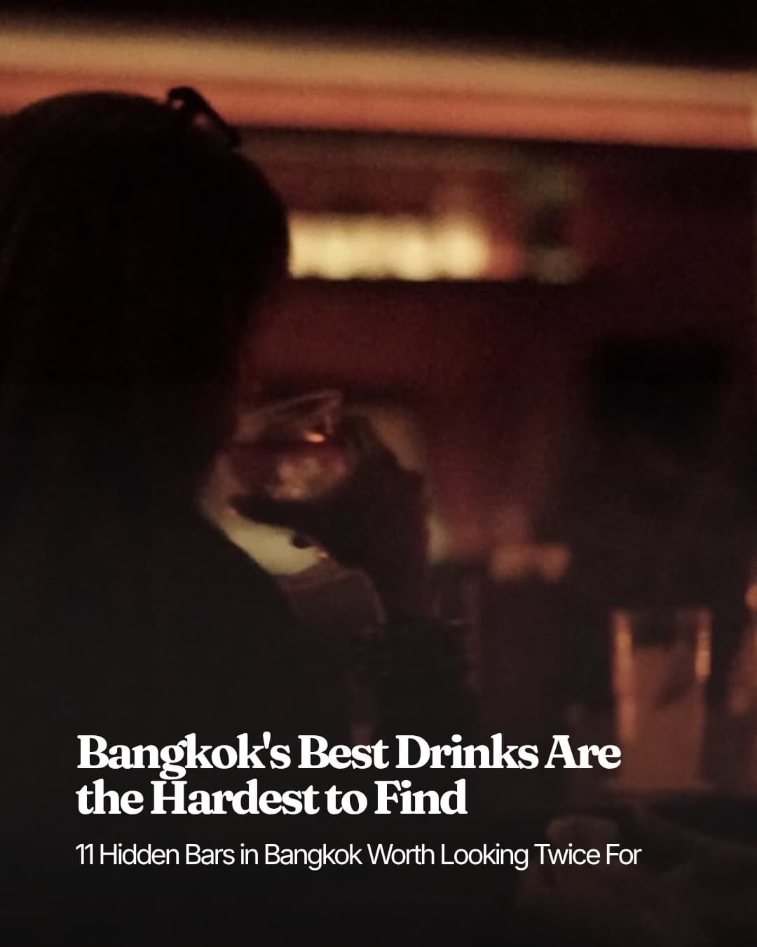 Bangkok's Best Hidden Speakeasy Bars