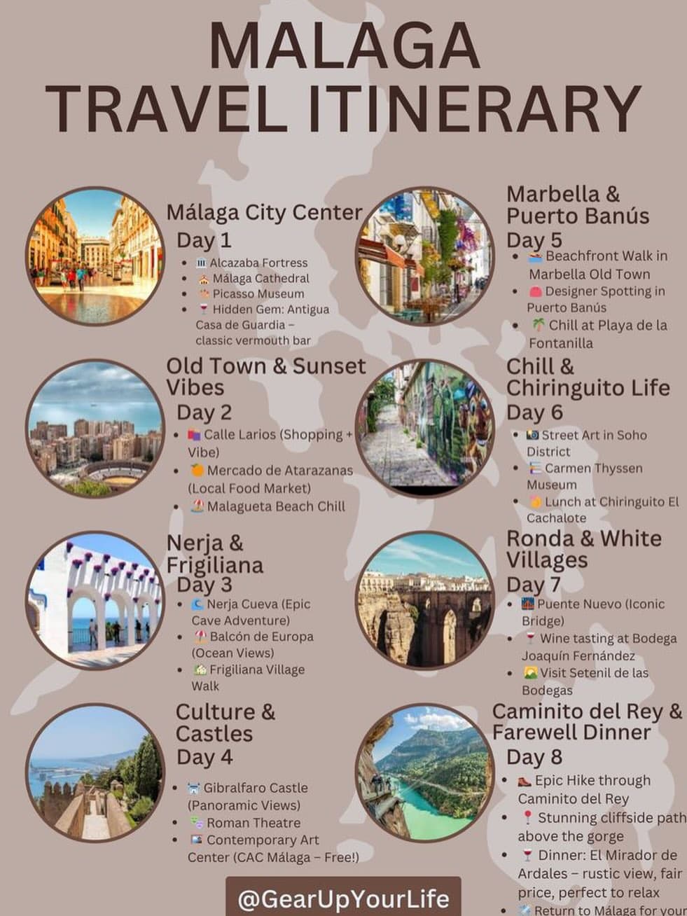 Malaga Itinerary: 8 Days Exploring Andalusian Charm
