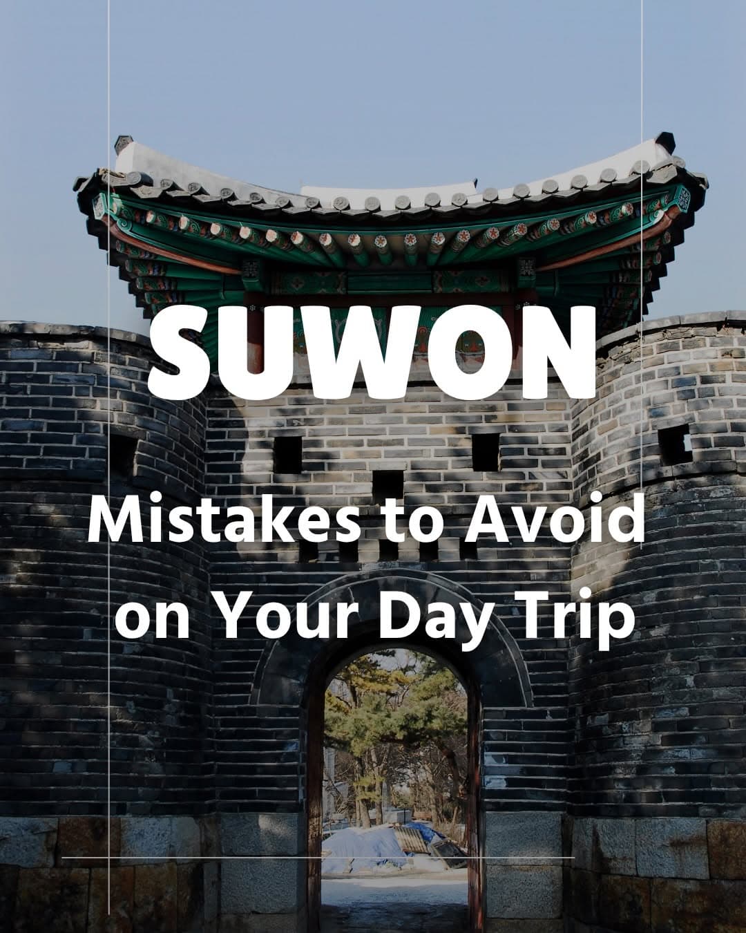 Suwon City Guide: Palaces, Towers, and Libraries