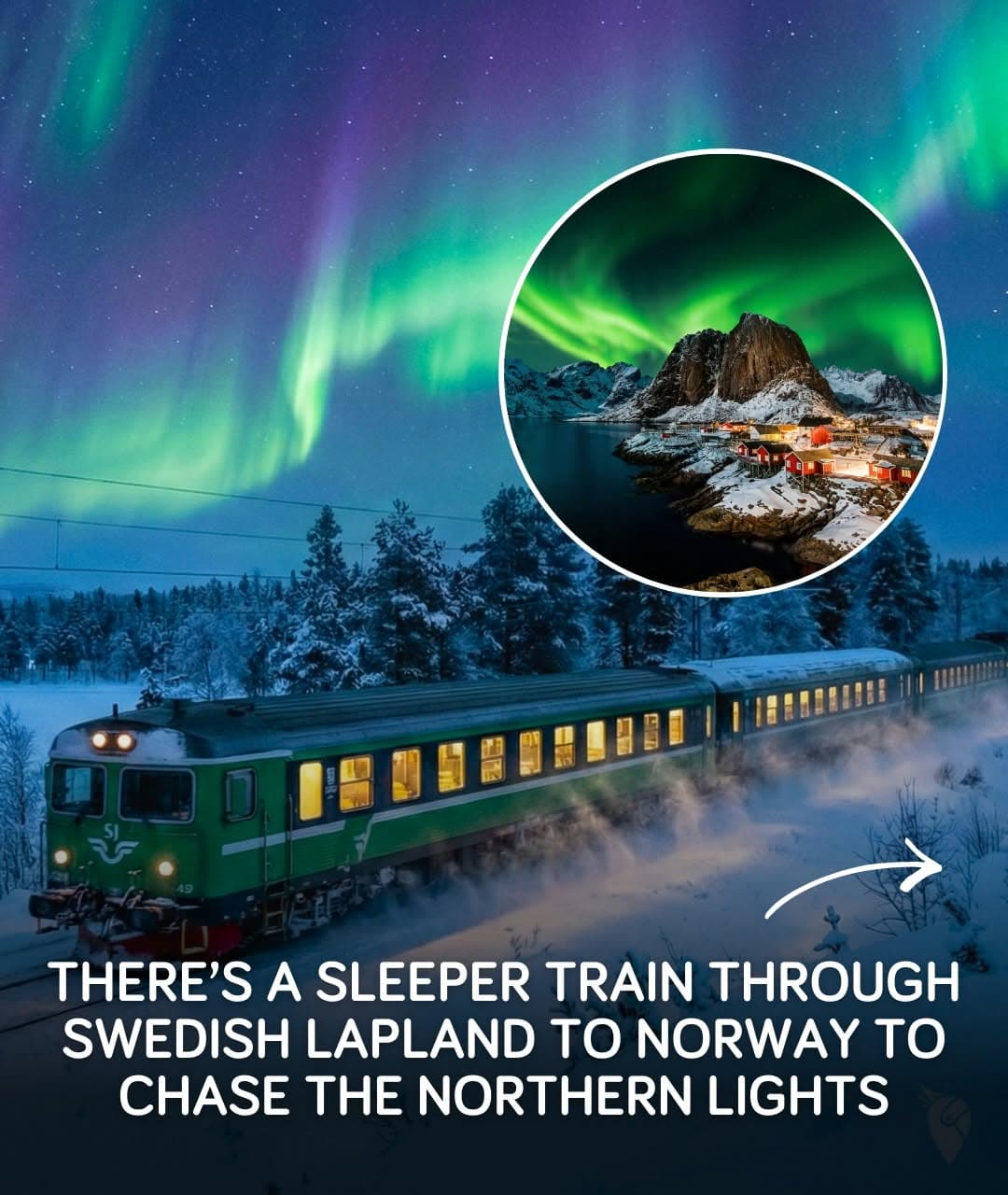 Scenic Train Journey Through Sweden And Norway