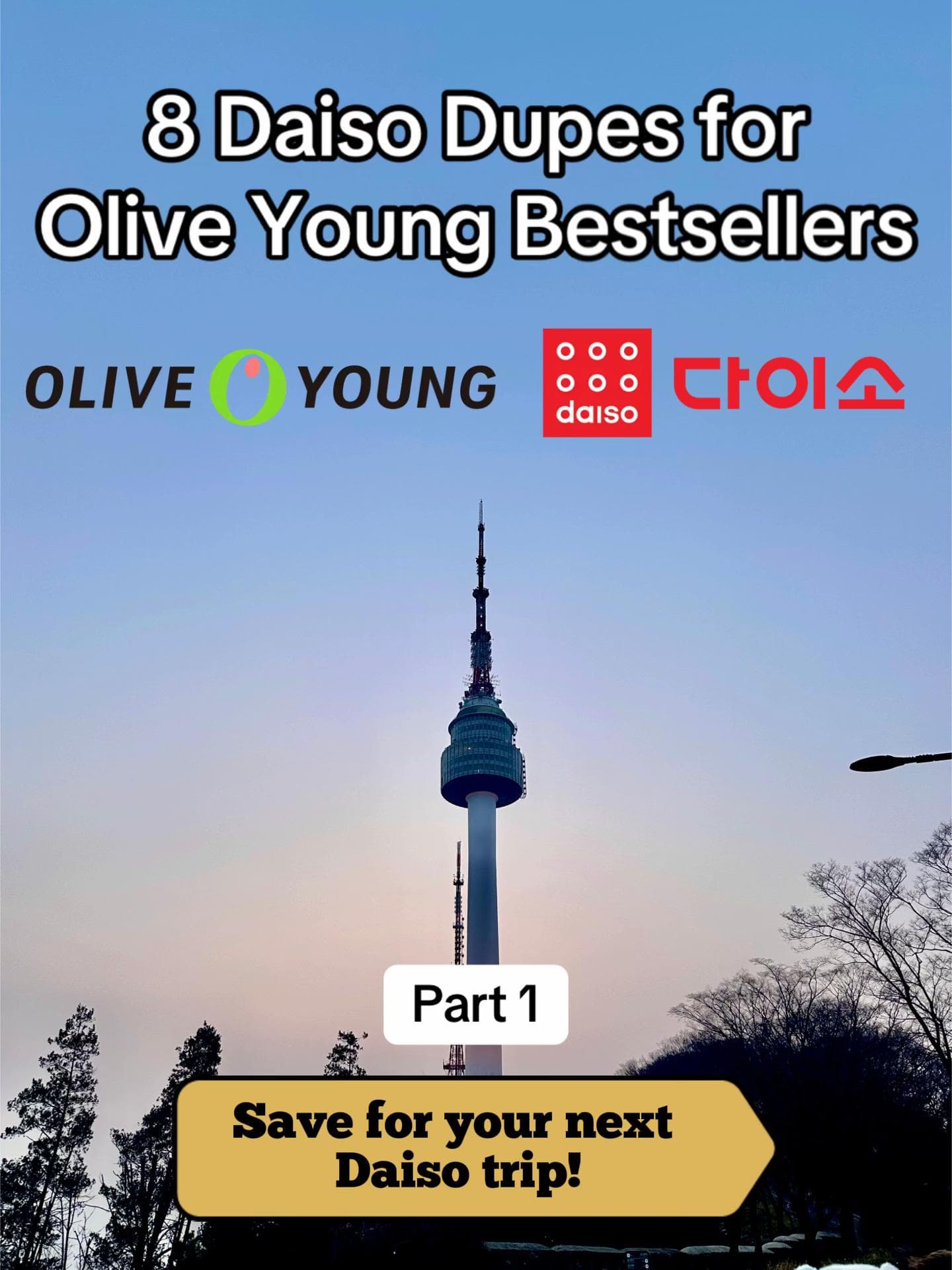 Olive Young and Daiso Beauty Dupes in Korea