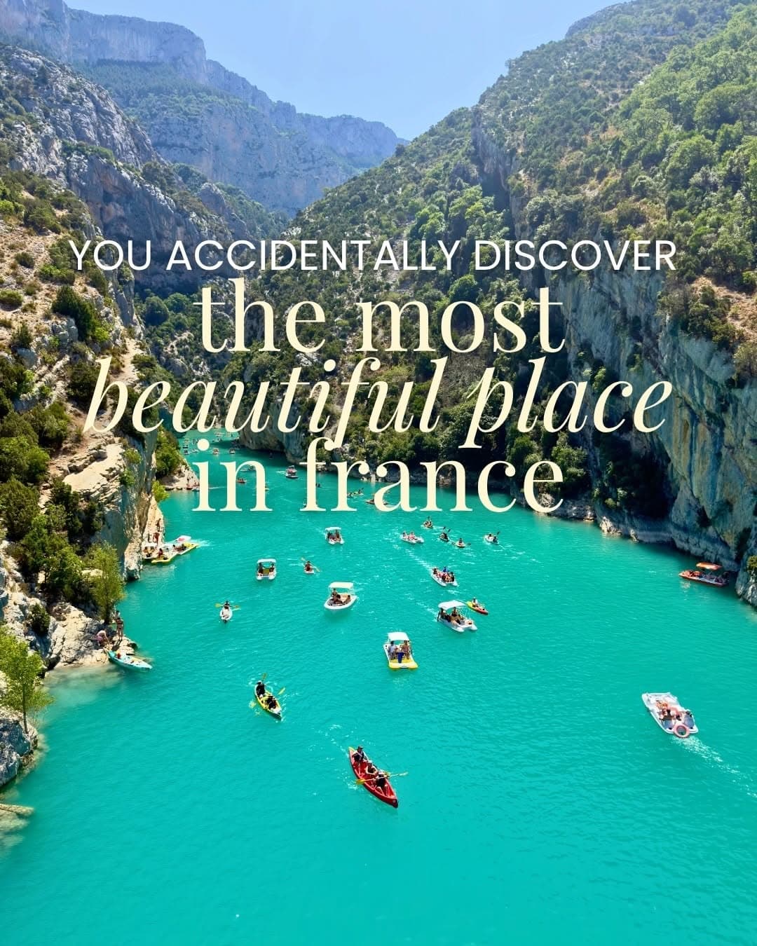 French Gorges and Lake Offer Turquoise Waters and Cliffs