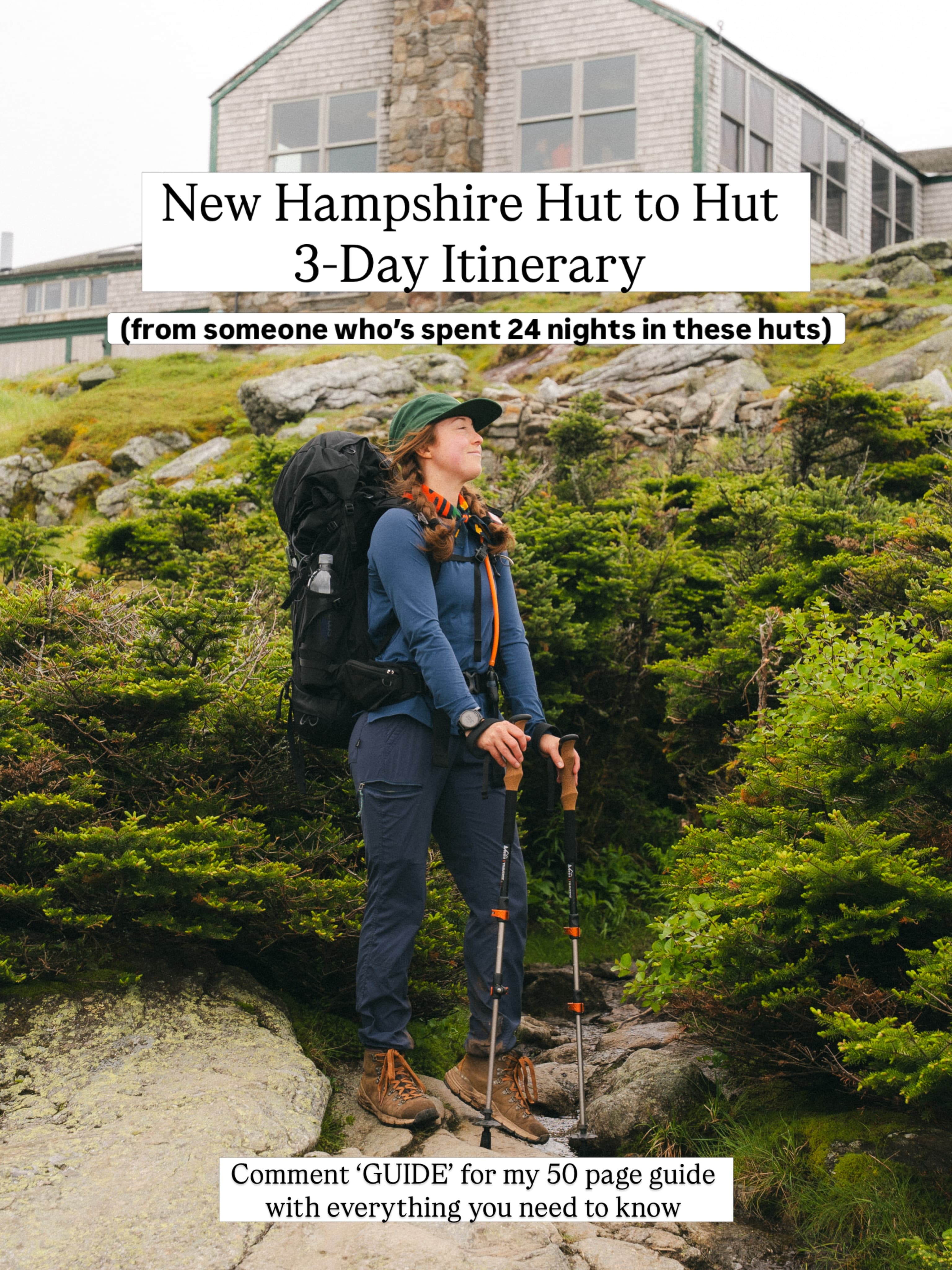 White Mountains Hut-to-Hut Hiking Itinerary