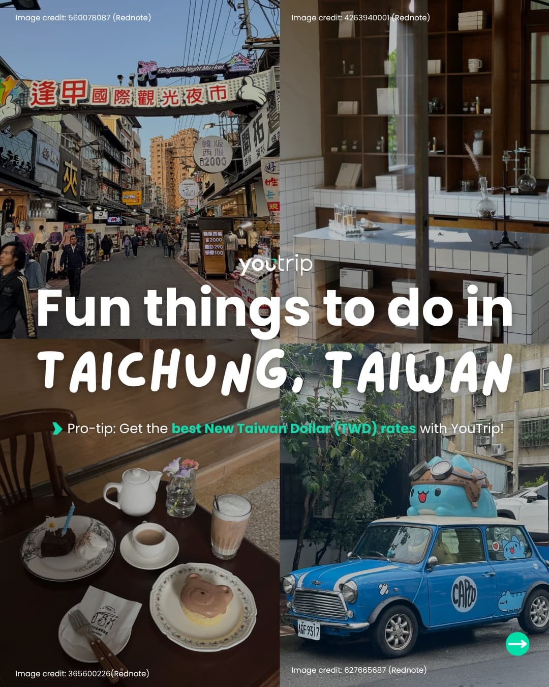 Taichung's Scenic Spots, Nightlife, and Hidden Gems
