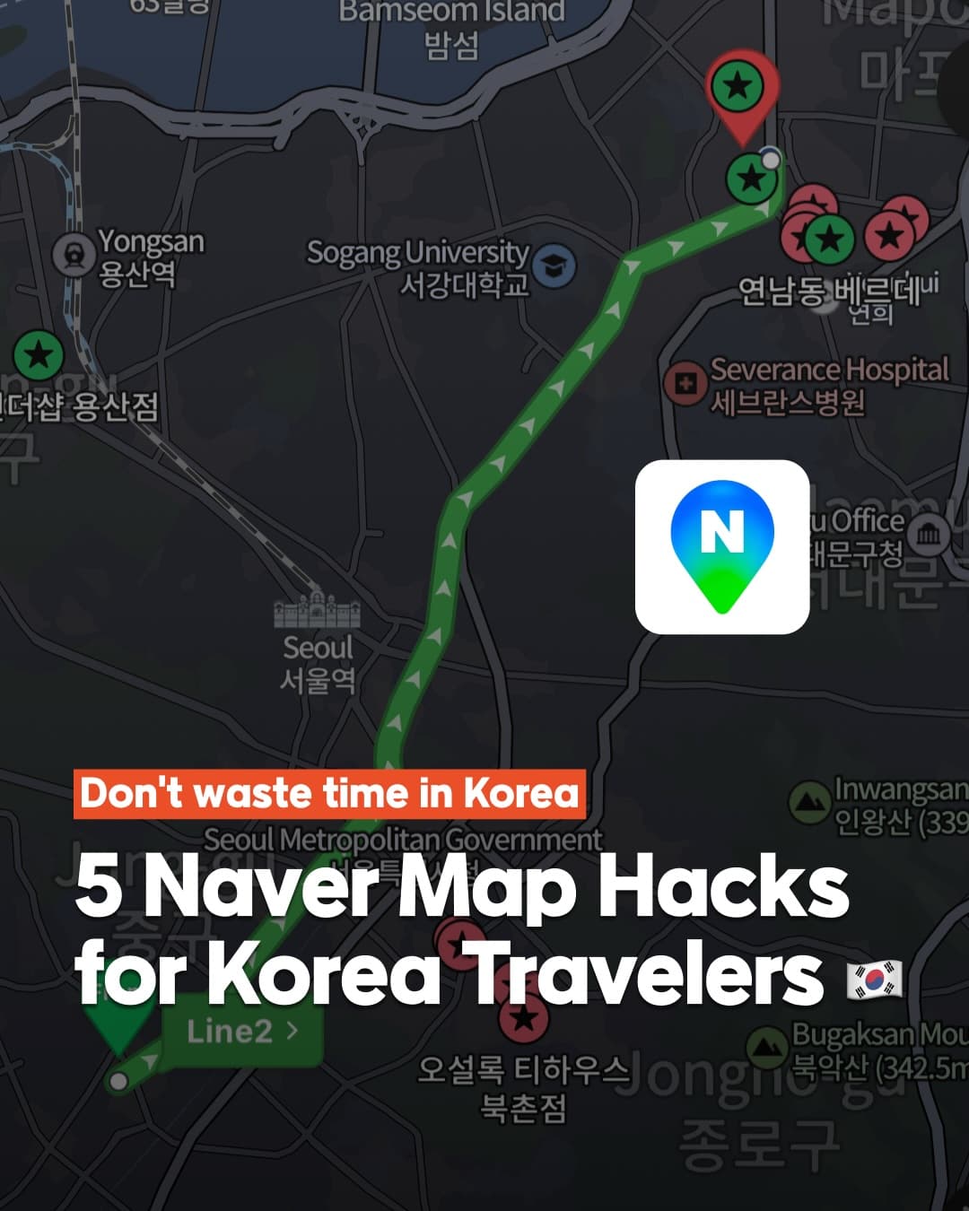 Naver Map Hacks for Korean Travelers