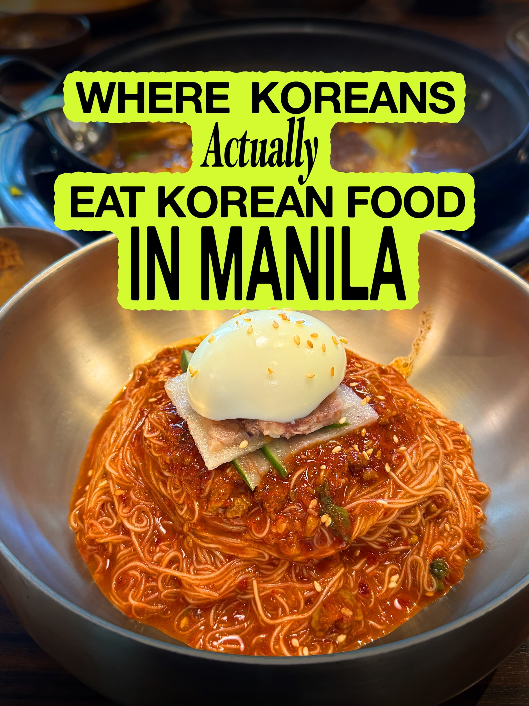 Korean Restaurants Recommended By A Local In Manila