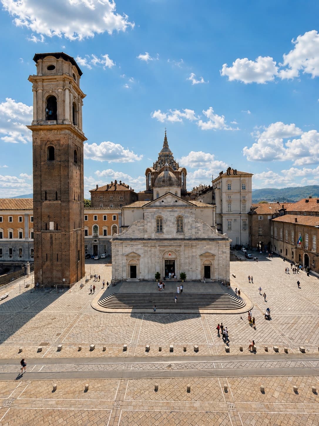 Torino's Public Works Palace and Piazza San Giovanni