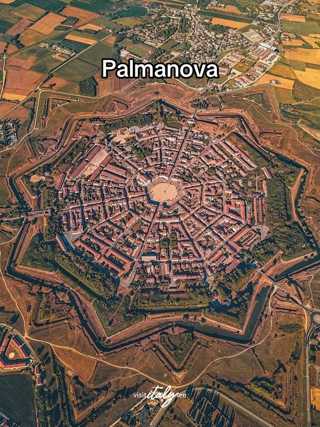 Italian Towns Visible From Above