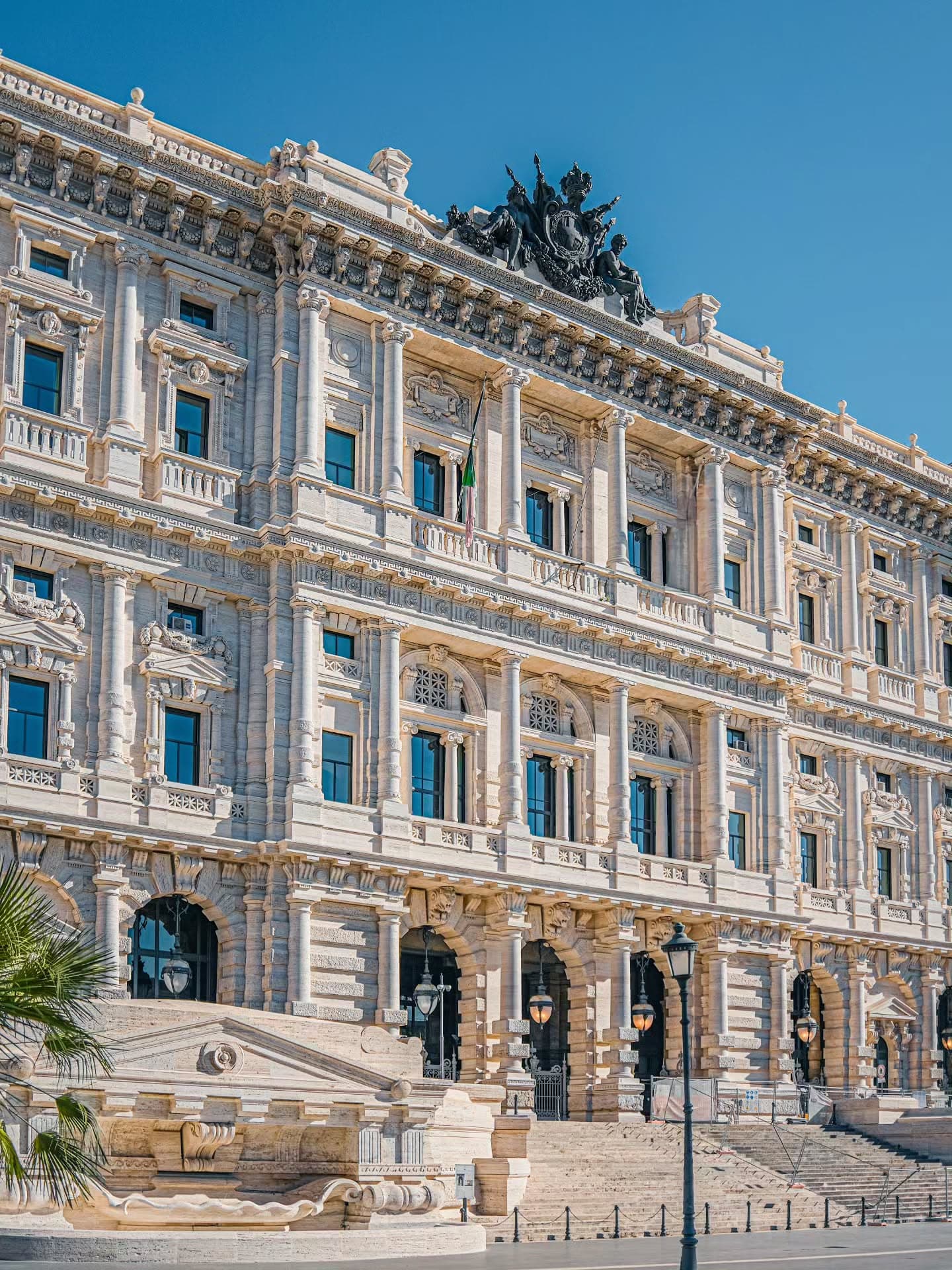 Grand Architecture Surrounds Rome's Piazza Cavour
