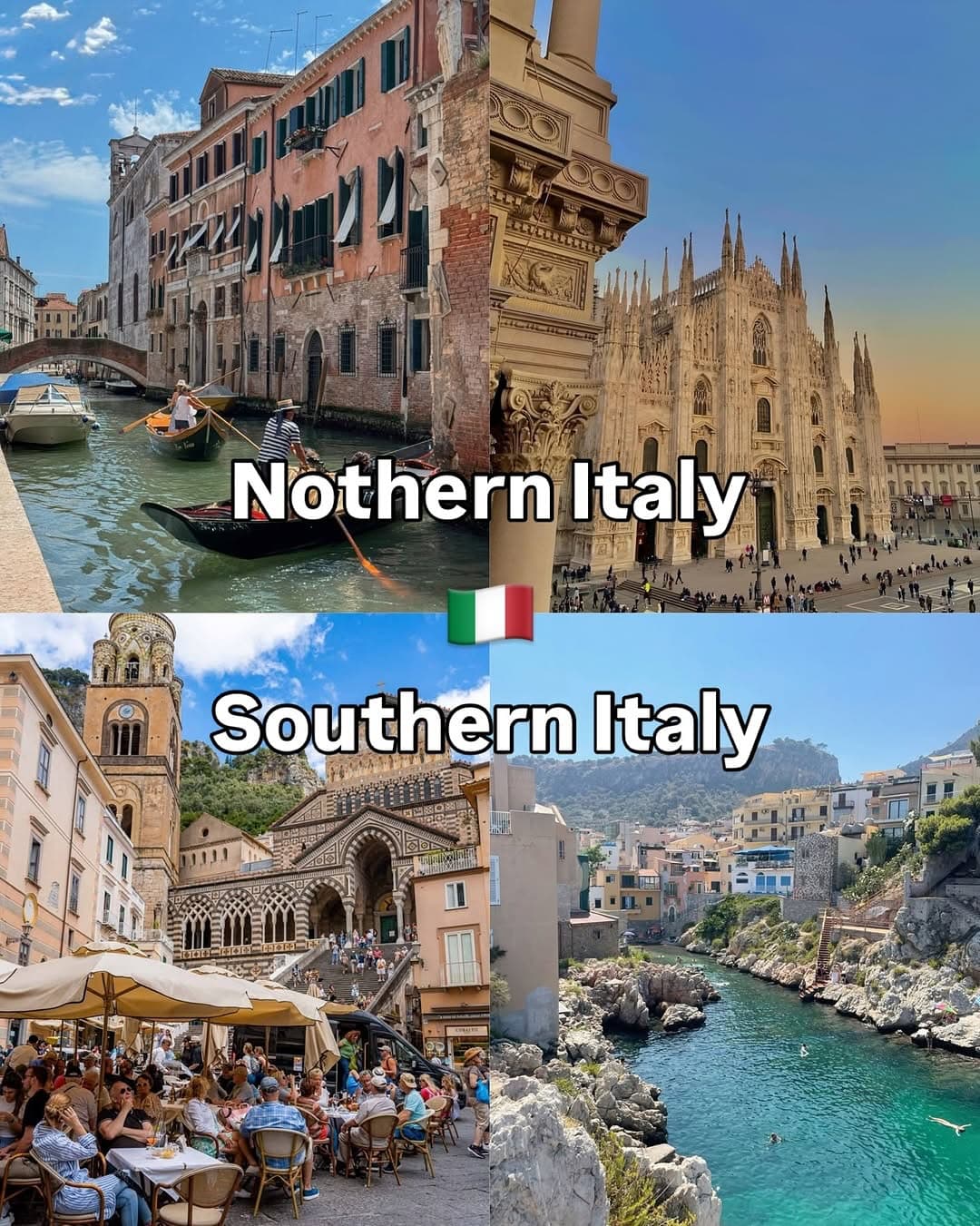 Northern and Southern Italian Wonders