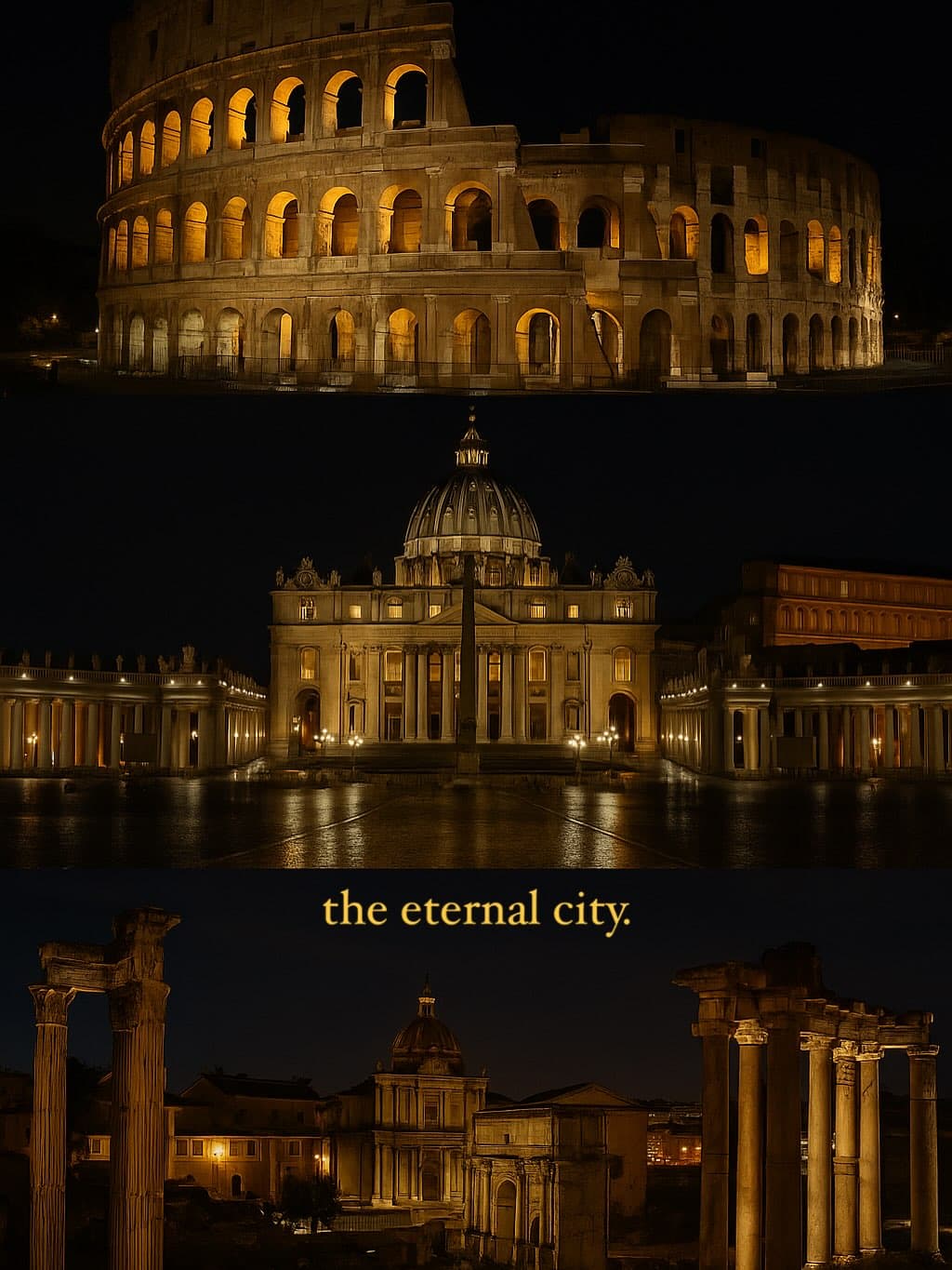 Iconic Italian Landmarks Across Multiple Cities