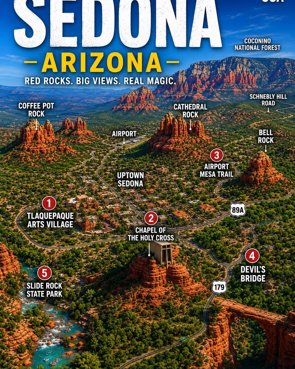 Explore Sedona's Red Rock Wonders and Natural Beauty