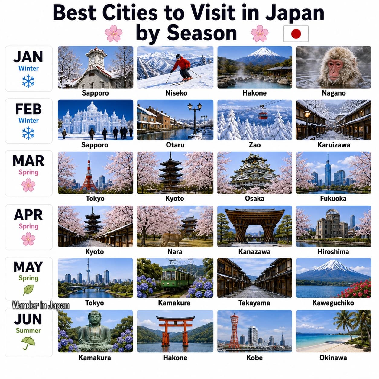Japan's Diverse Destinations For Every Season