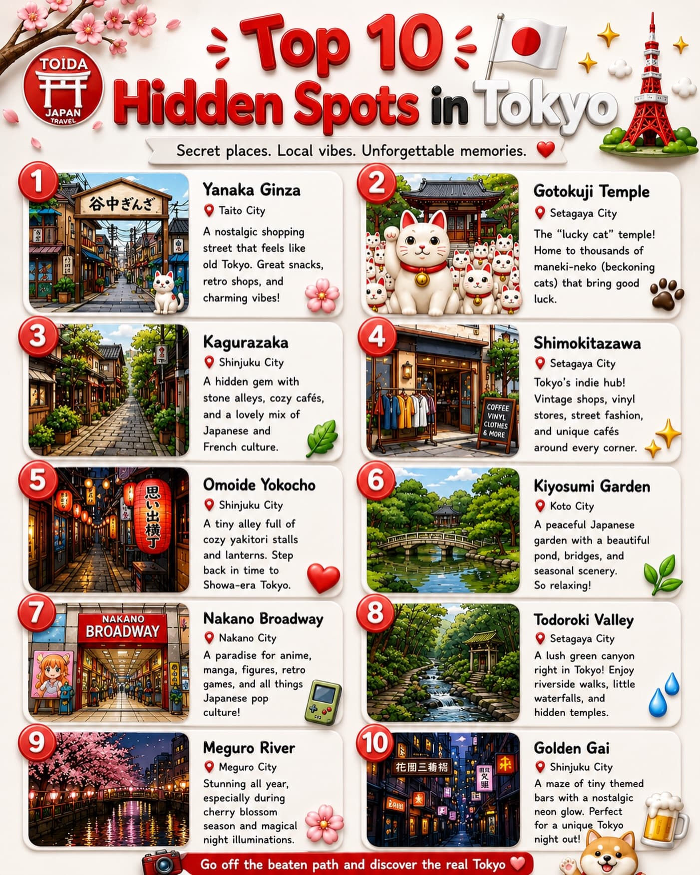 Explore Tokyo's Hidden Gems and Local Neighborhoods