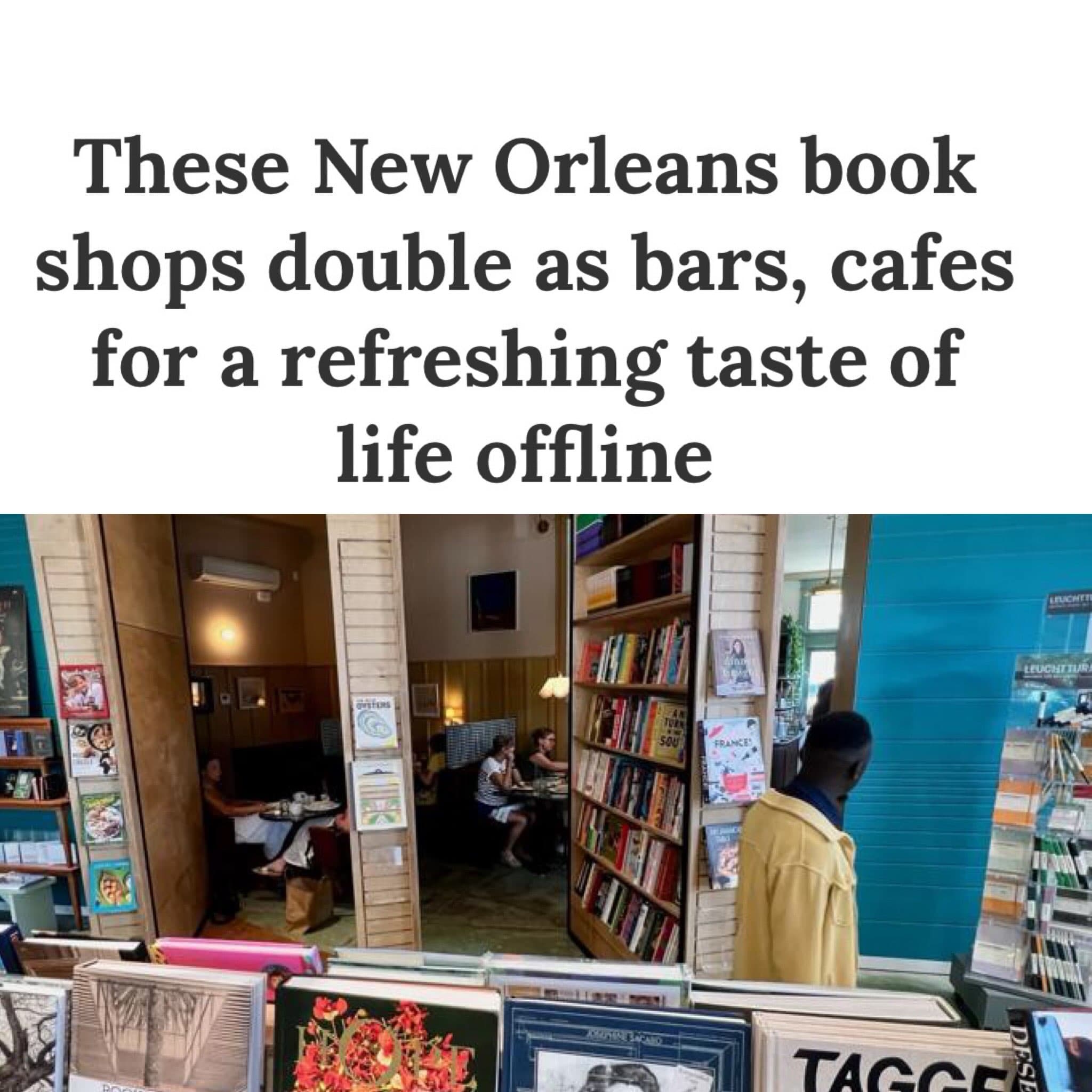 Bookstores Serve Drinks, Bites, and Great Reads