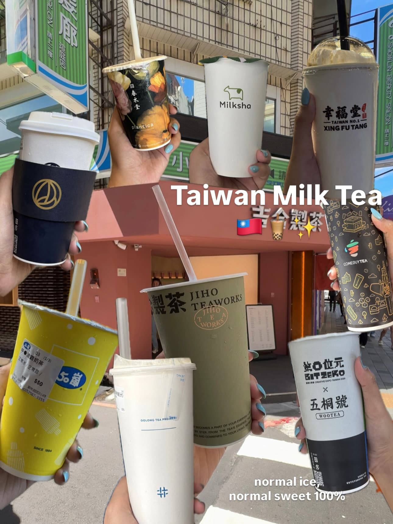 Taiwanese Tea Shops and Memorial Hall