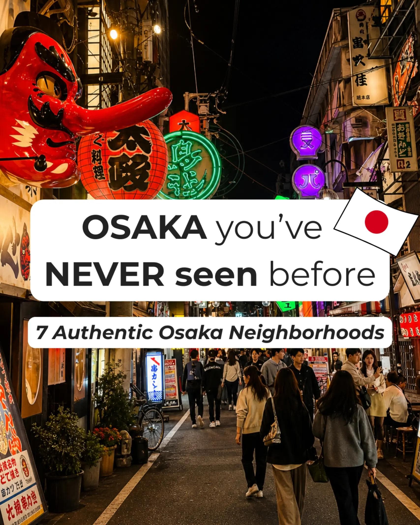 Osaka's Local Neighborhoods Offer Authentic Charm