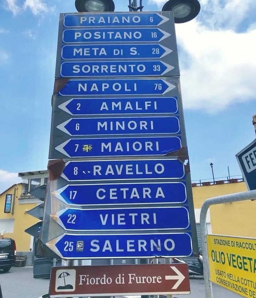 Amalfi Coast Towns And Cities