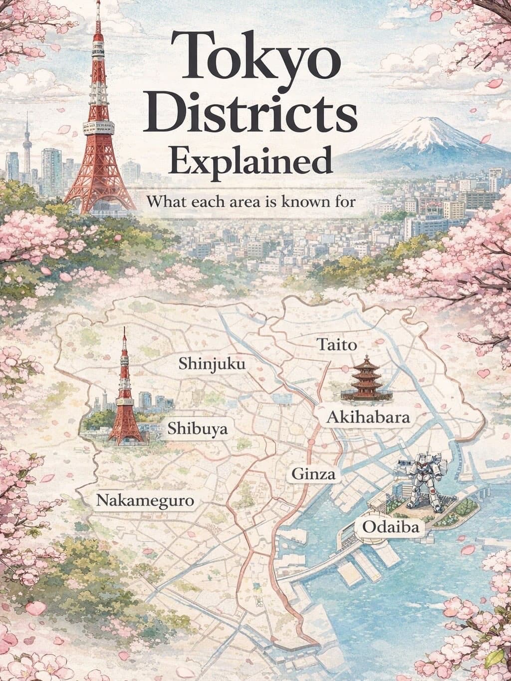 Tokyo's Top Attractions Across Diverse Districts