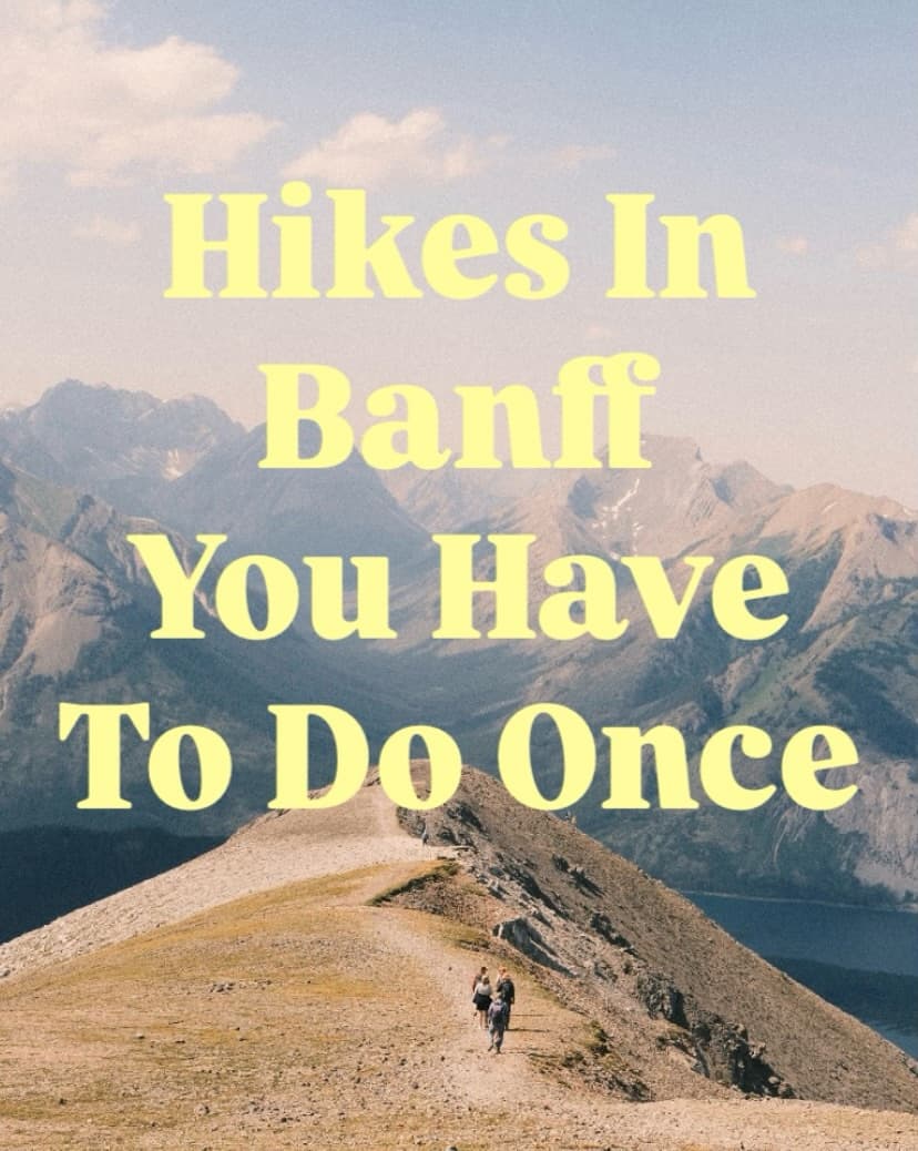 Top Nine Banff Area Hiking Trails