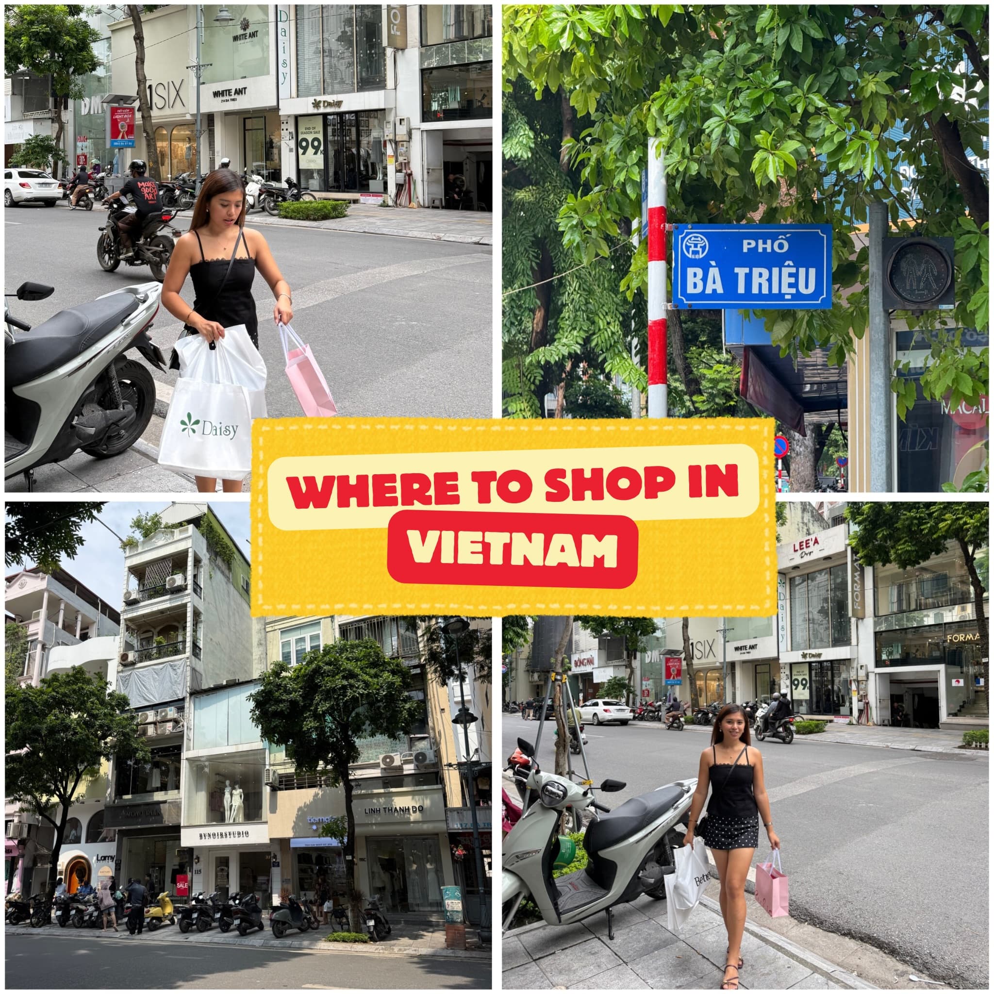 Hanoi Ba Trieu Street Clothing Stores