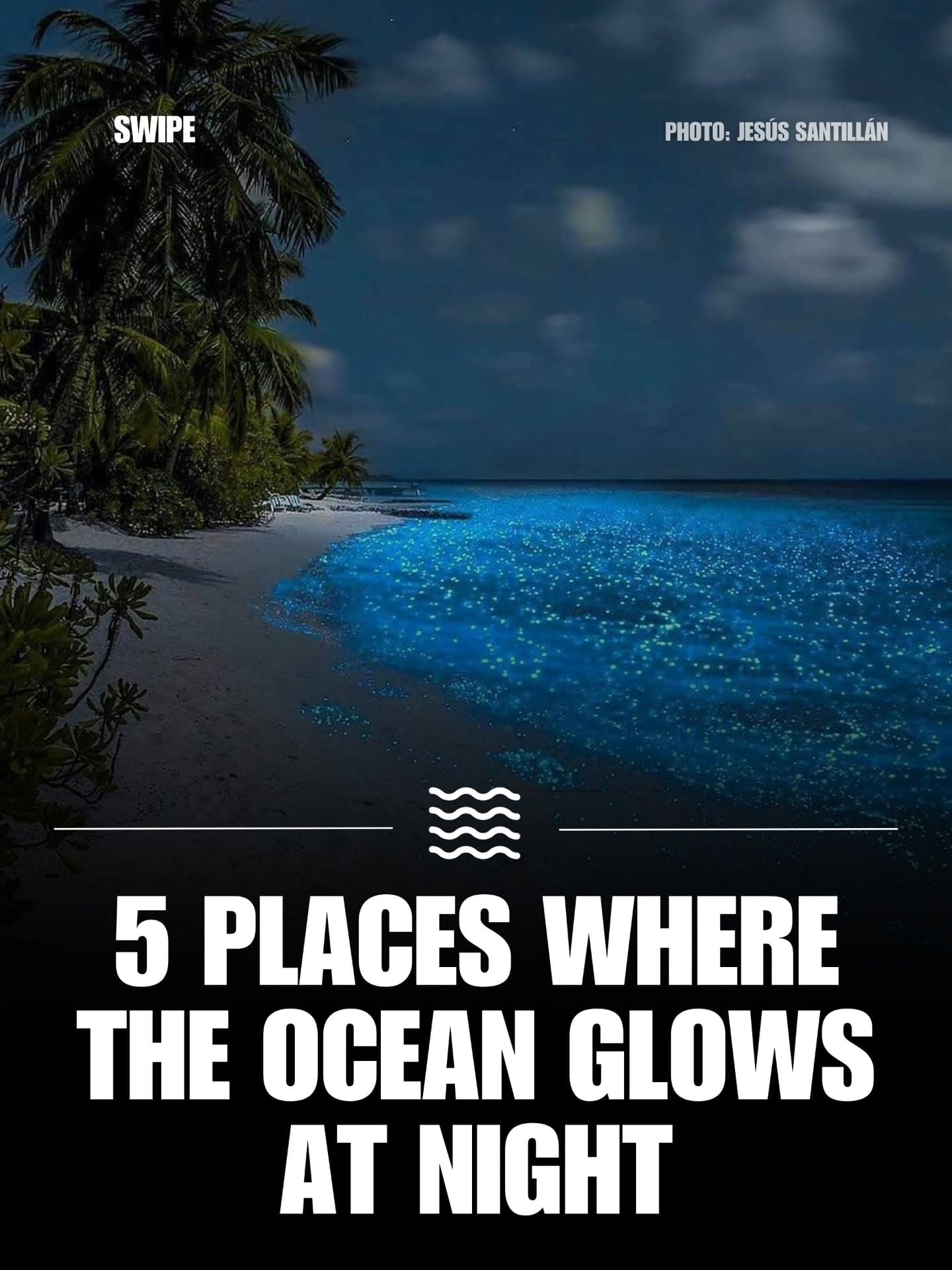 Beaches That Glow With Bioluminescent Waters
