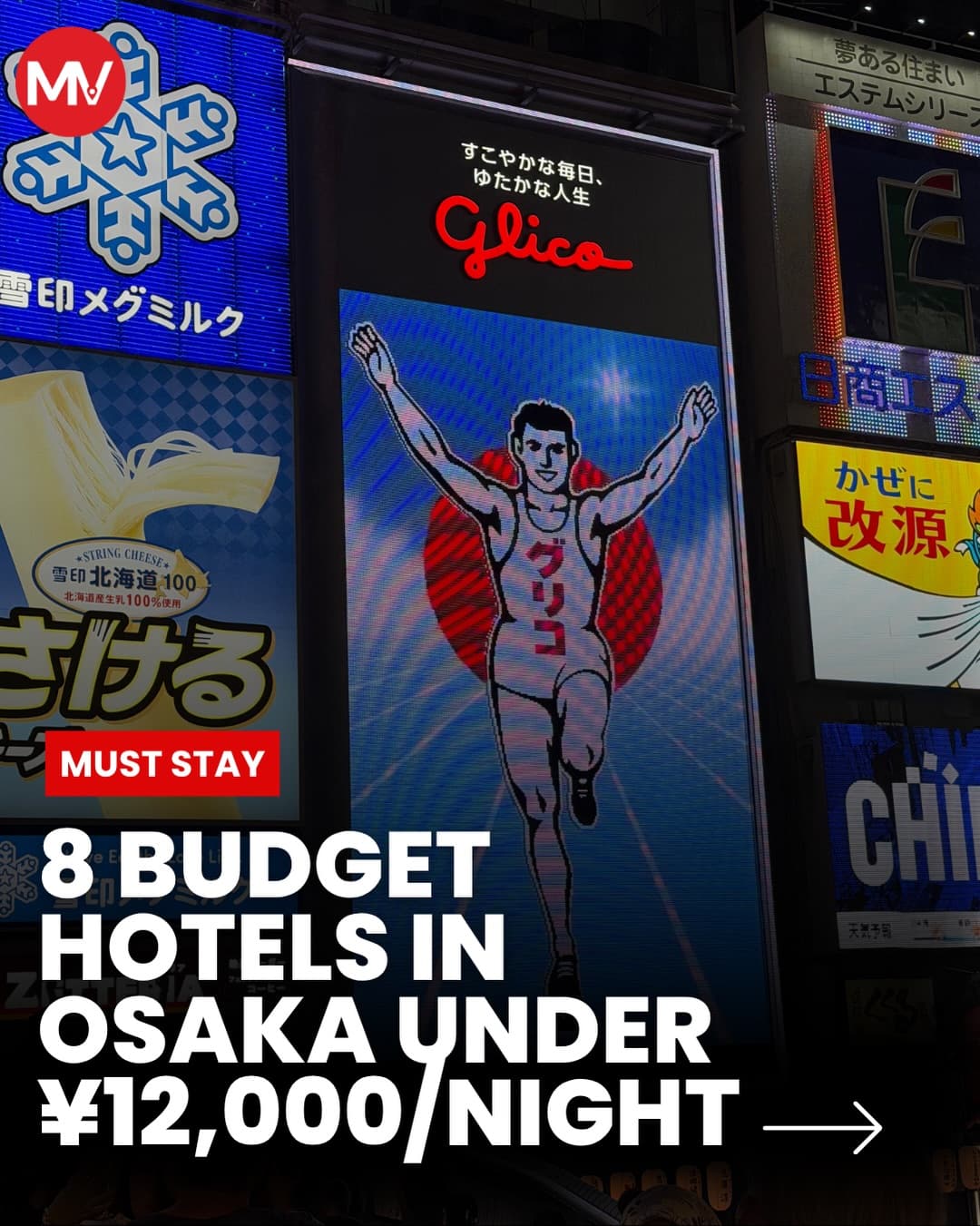 Eight Budget Hotels in Osaka