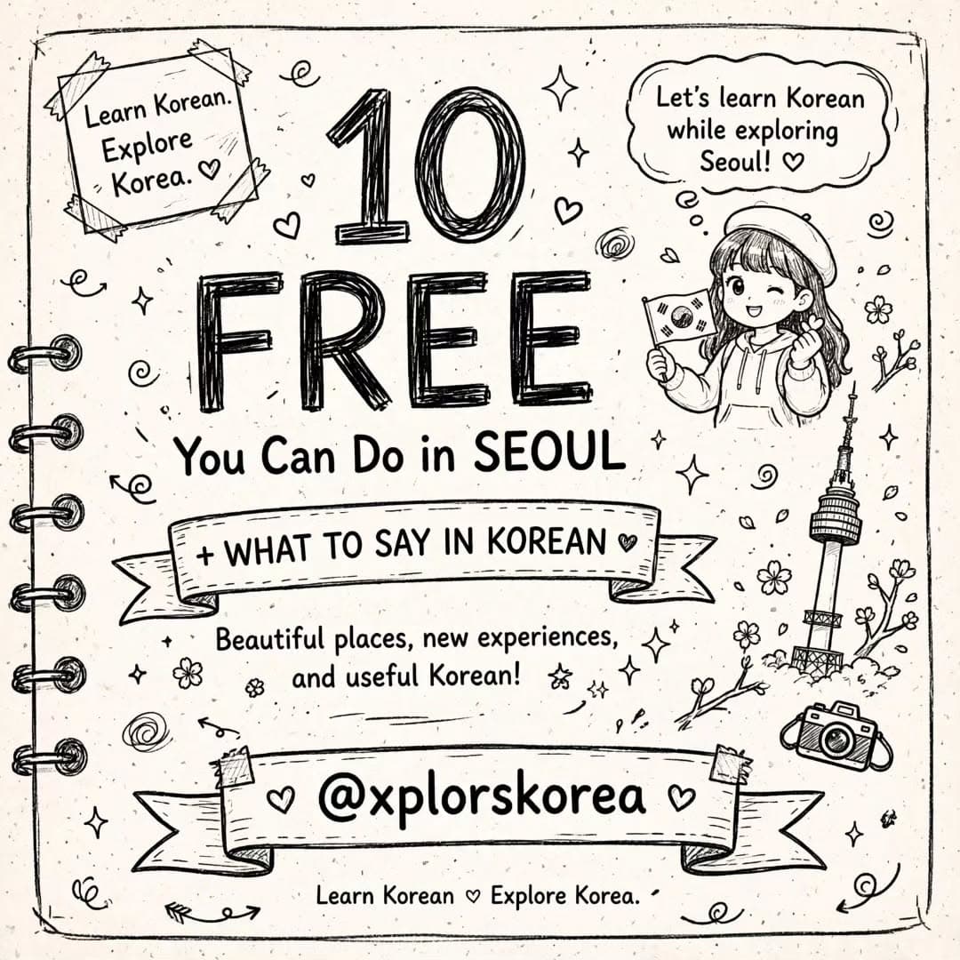 Free Seoul Attractions And Korean Travel Phrases