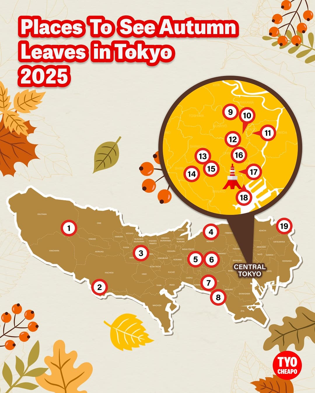 Tokyo's Best Parks For Viewing Autumn Leaves