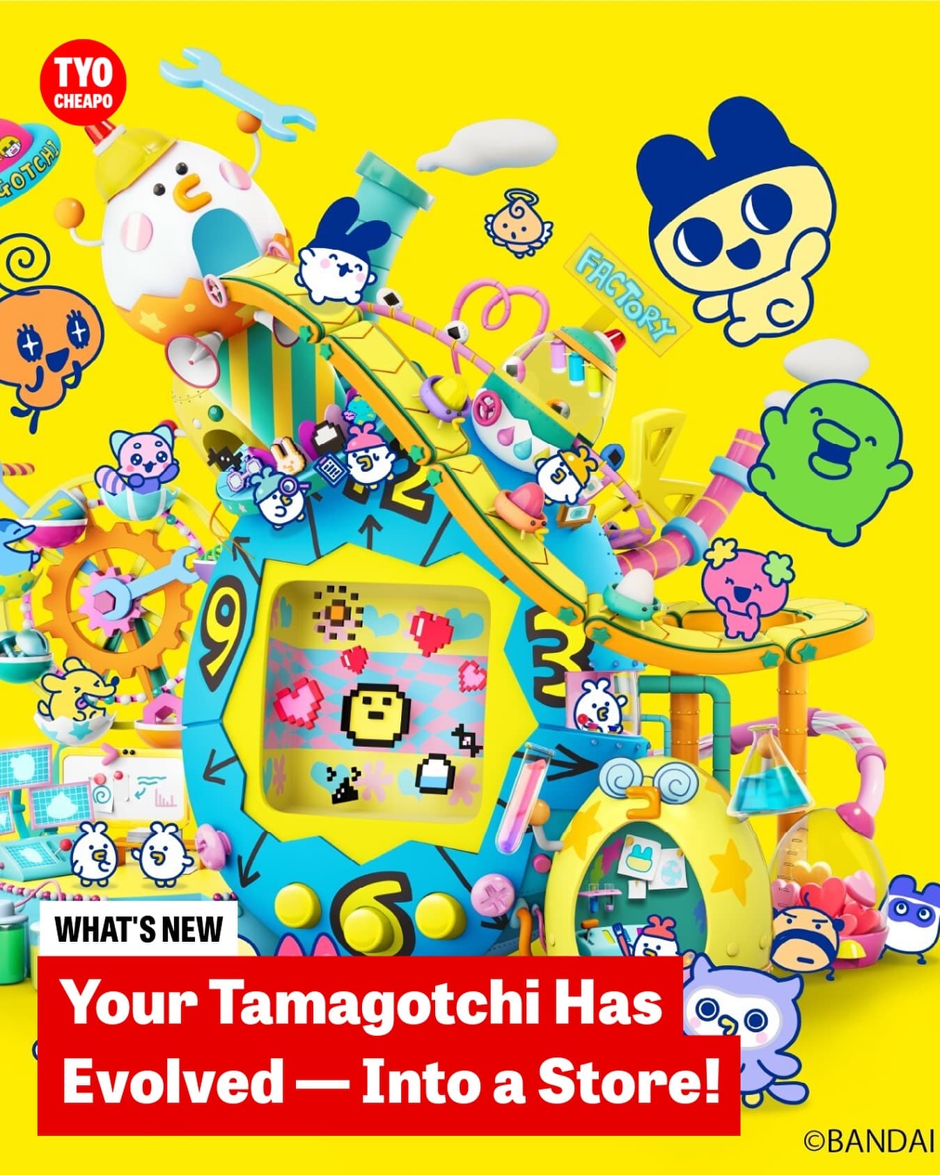 Harajuku's Tamagotchi Factory Opens with Interactive Fun