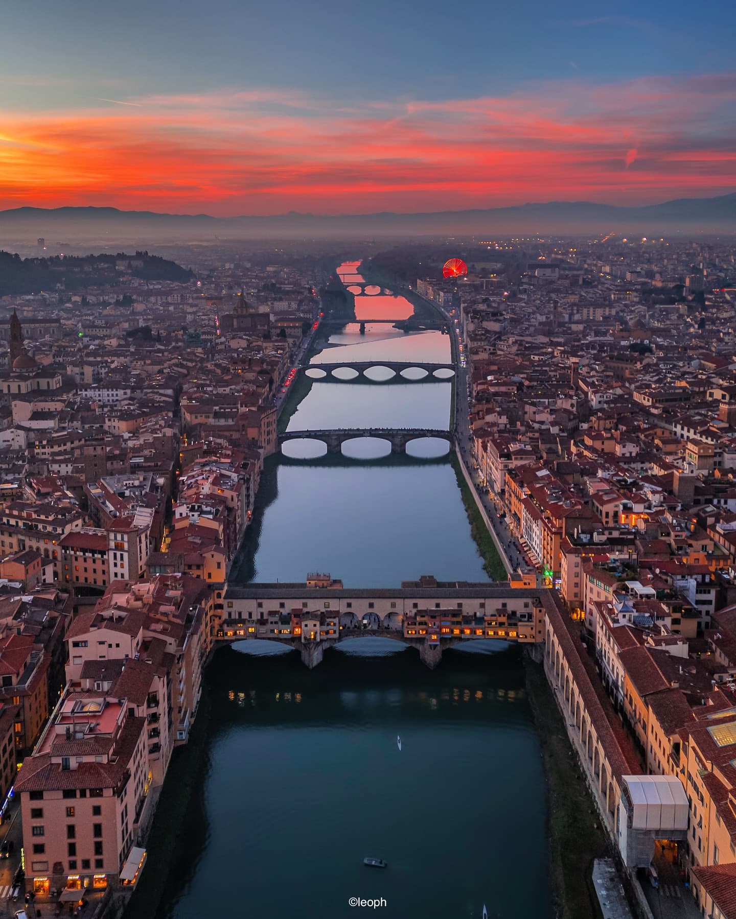 Florence's Ponte Vecchio Over the Arno River